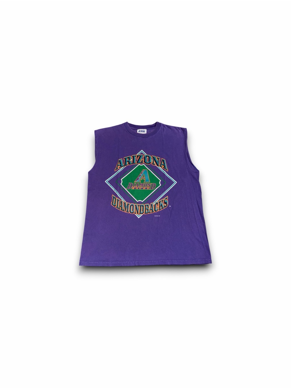 Vintage Arizona Diamondbacks baseball diamond CSA tank top mens large 1997